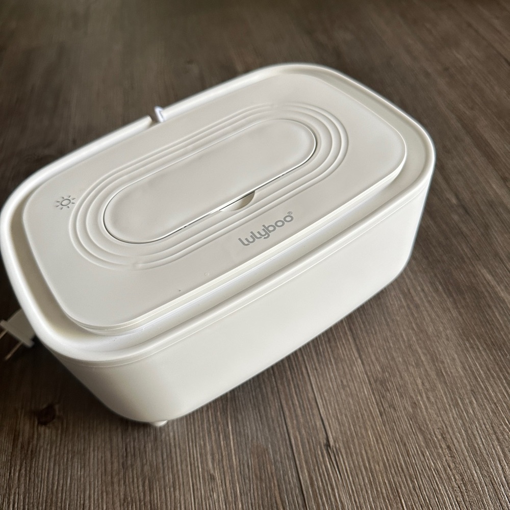 New Lulyboo White Baby Wipes Warmer